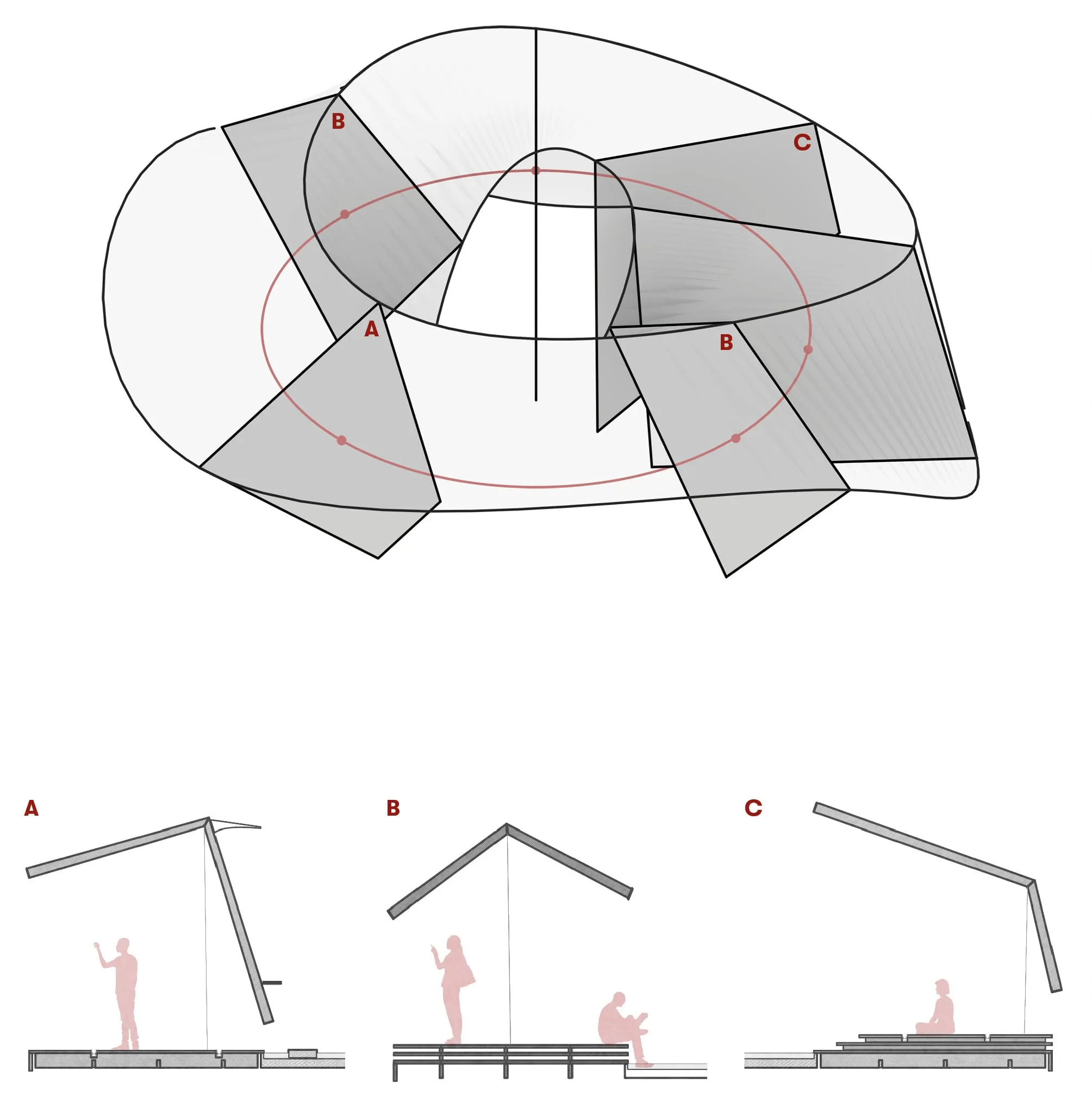 solstice retreat, geometry.: presentation diagram