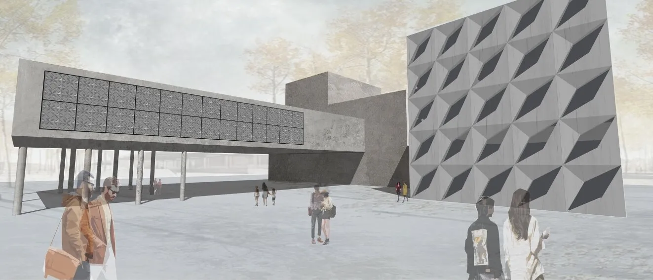 varied modularity: speculative application as exterior cladding with varying apertures