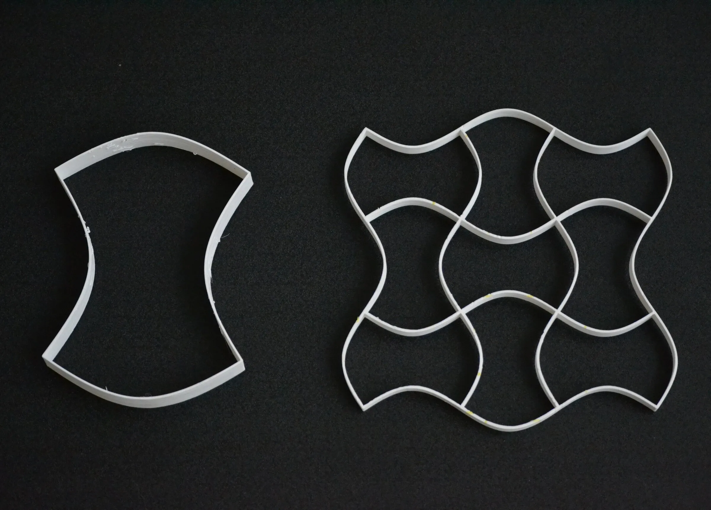 auxetic systems: auxetic cell and its tessellated pattern