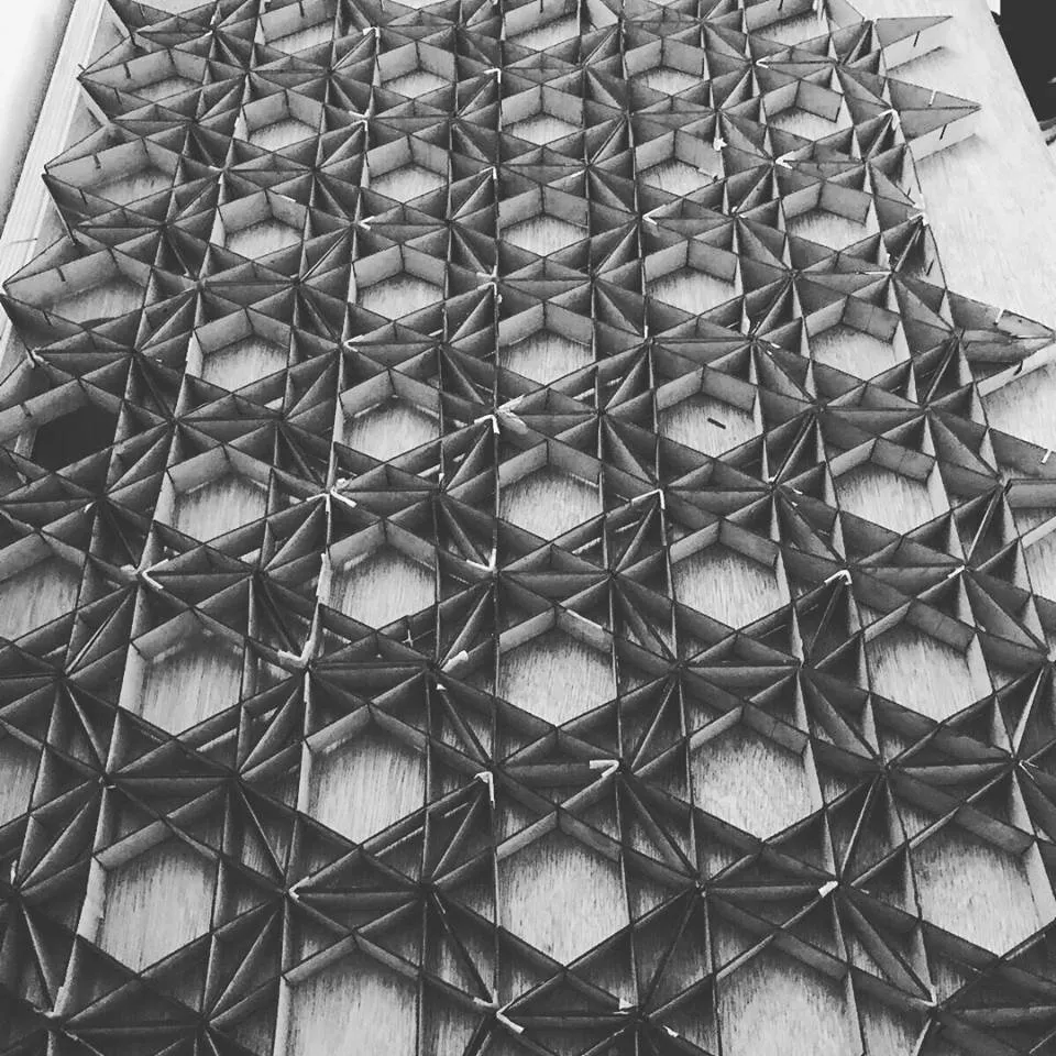 interlock: lattice assembly during the workshop