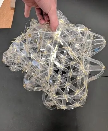 bending-active systems: workshop to real-world application: final bending-active structure