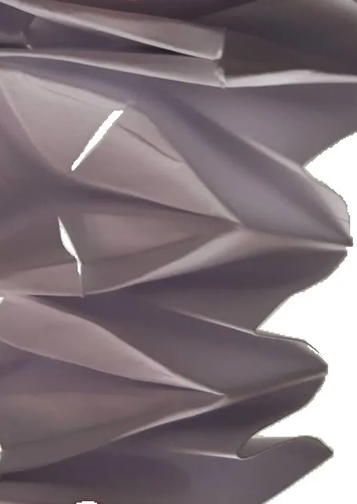miura-ori tessellation: cuts with asymmetrical folds: asymmetric Miura-ori folds with cuts