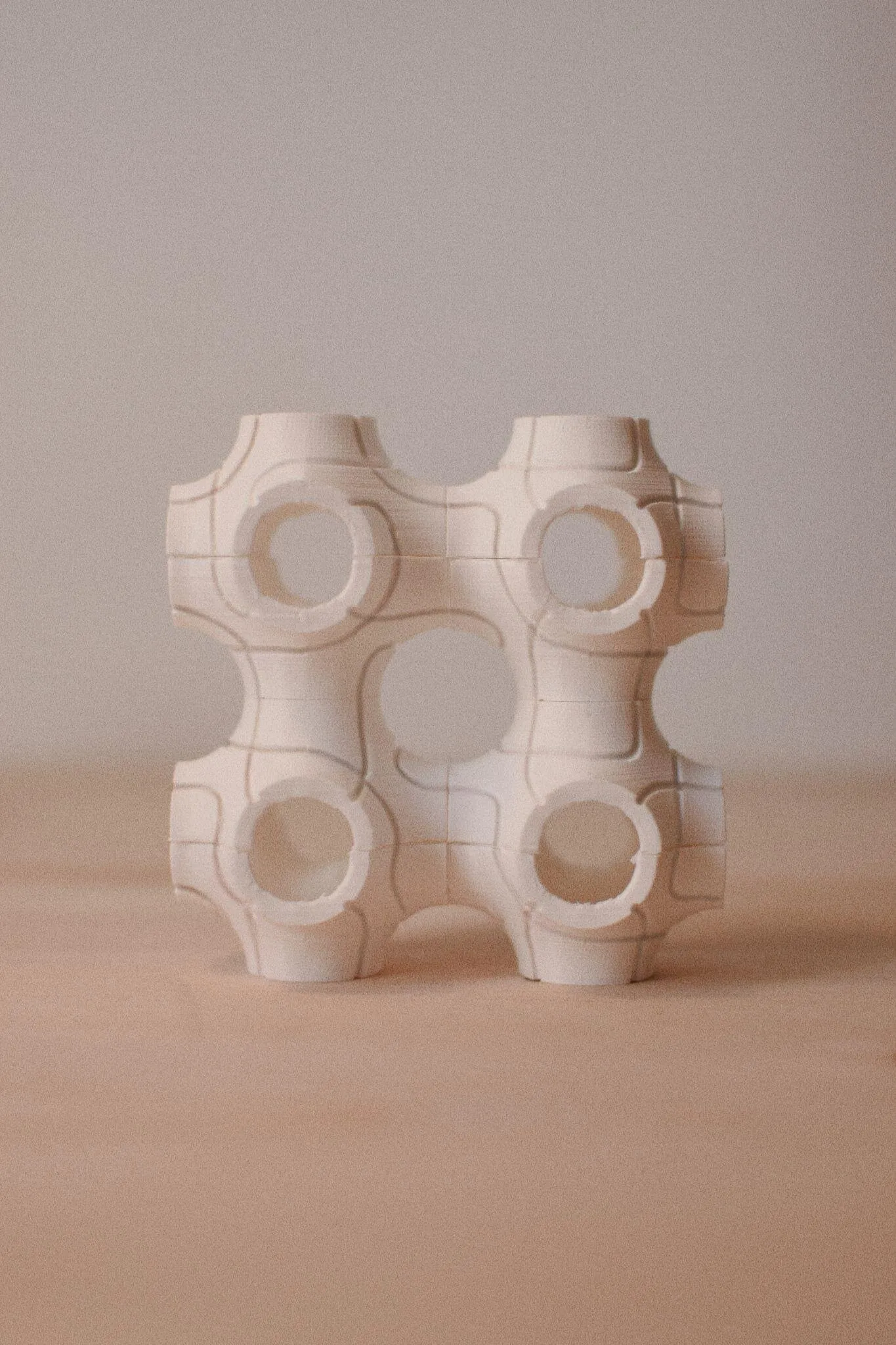 schwarz p tessellation: stacked module column