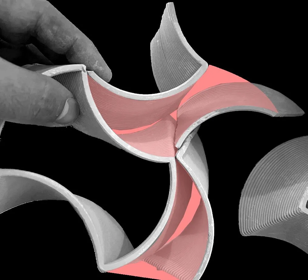 truchet vault: printed Truchet module