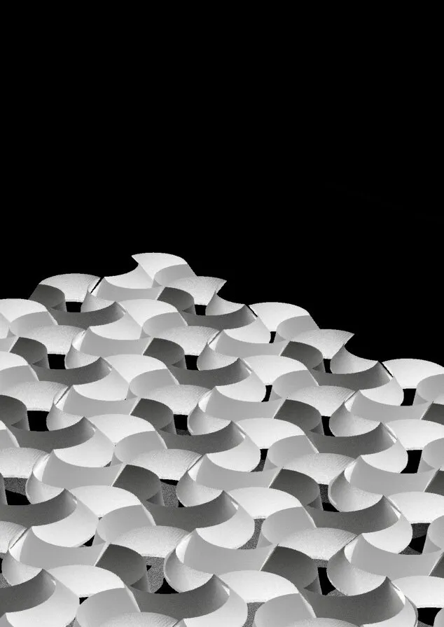 truchet vault: speculative tessellated surface