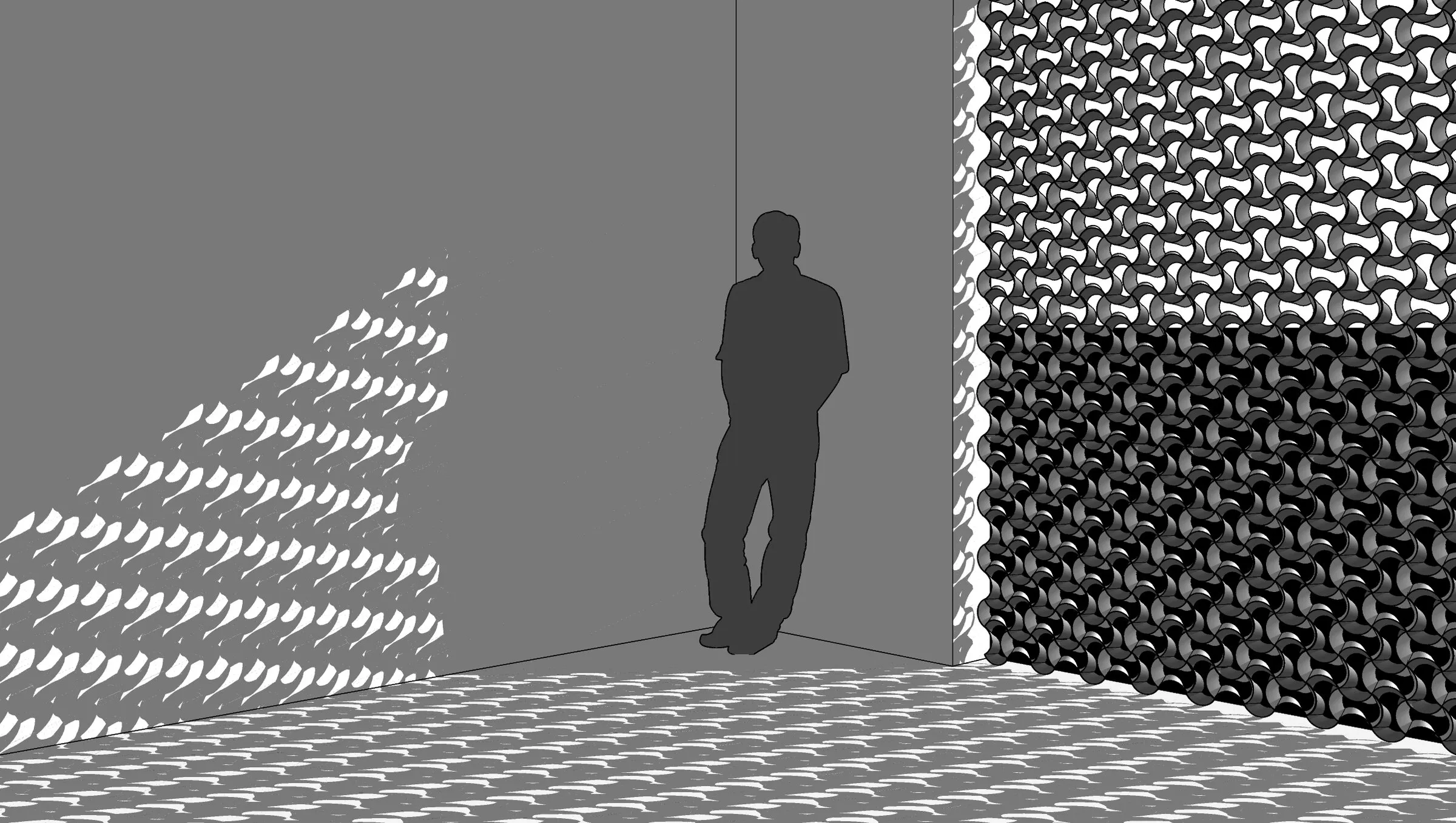 truchet vault: speculative wall application