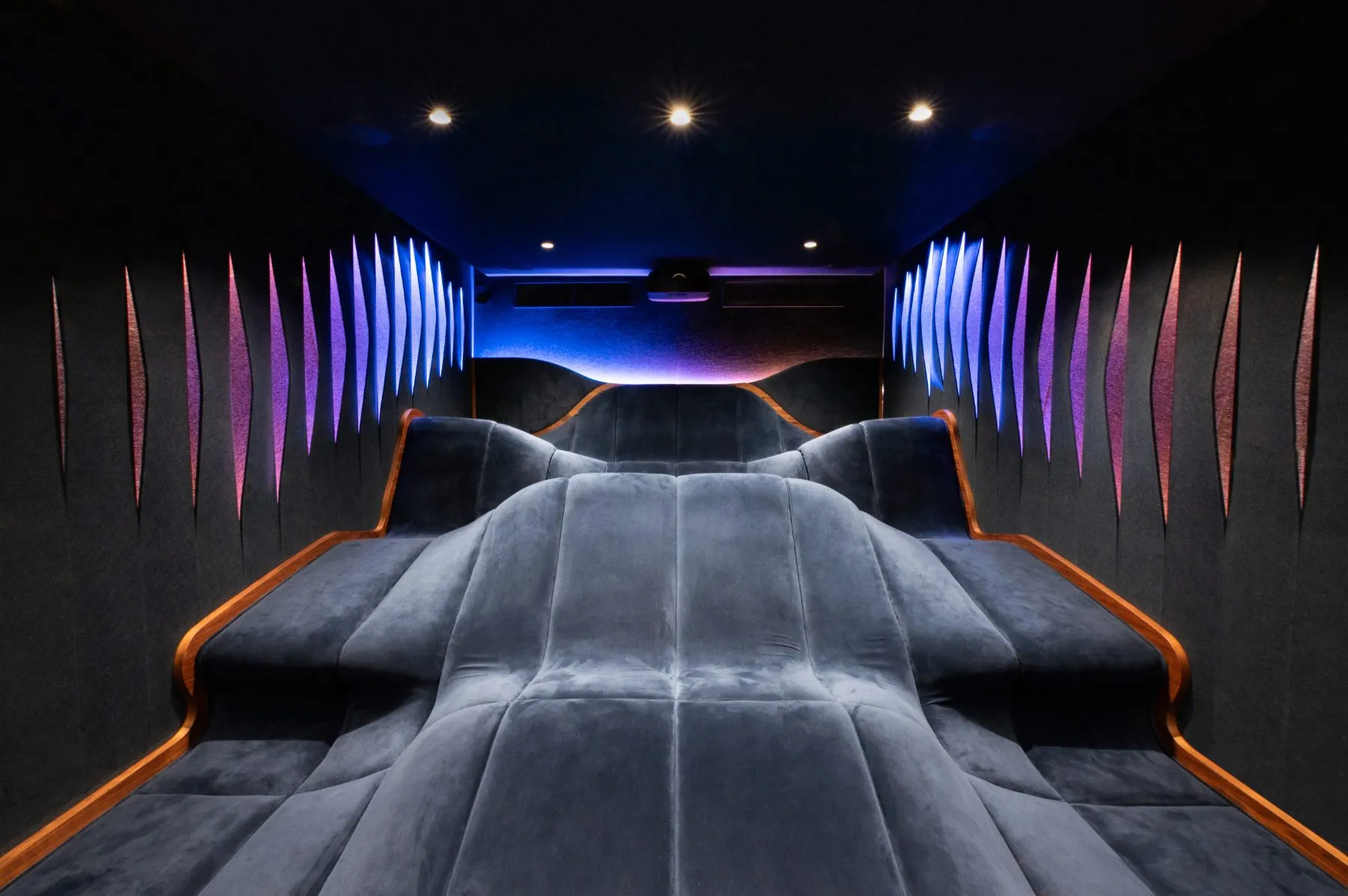 cinema visiona, milled seating landscape