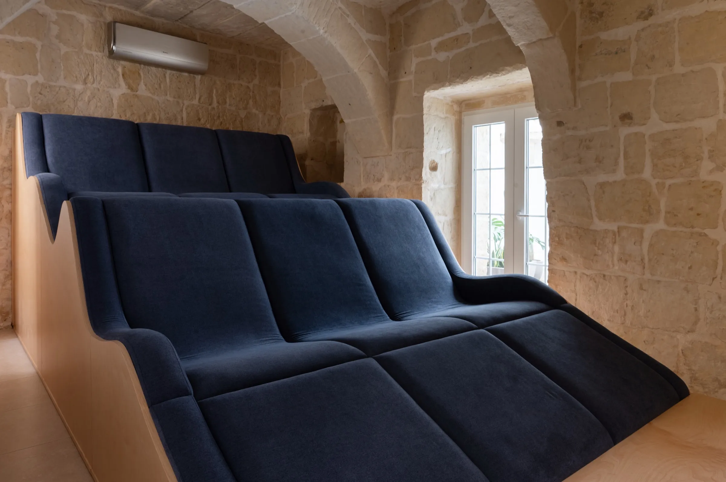 cinema visiona, għargħur, the seating landscape