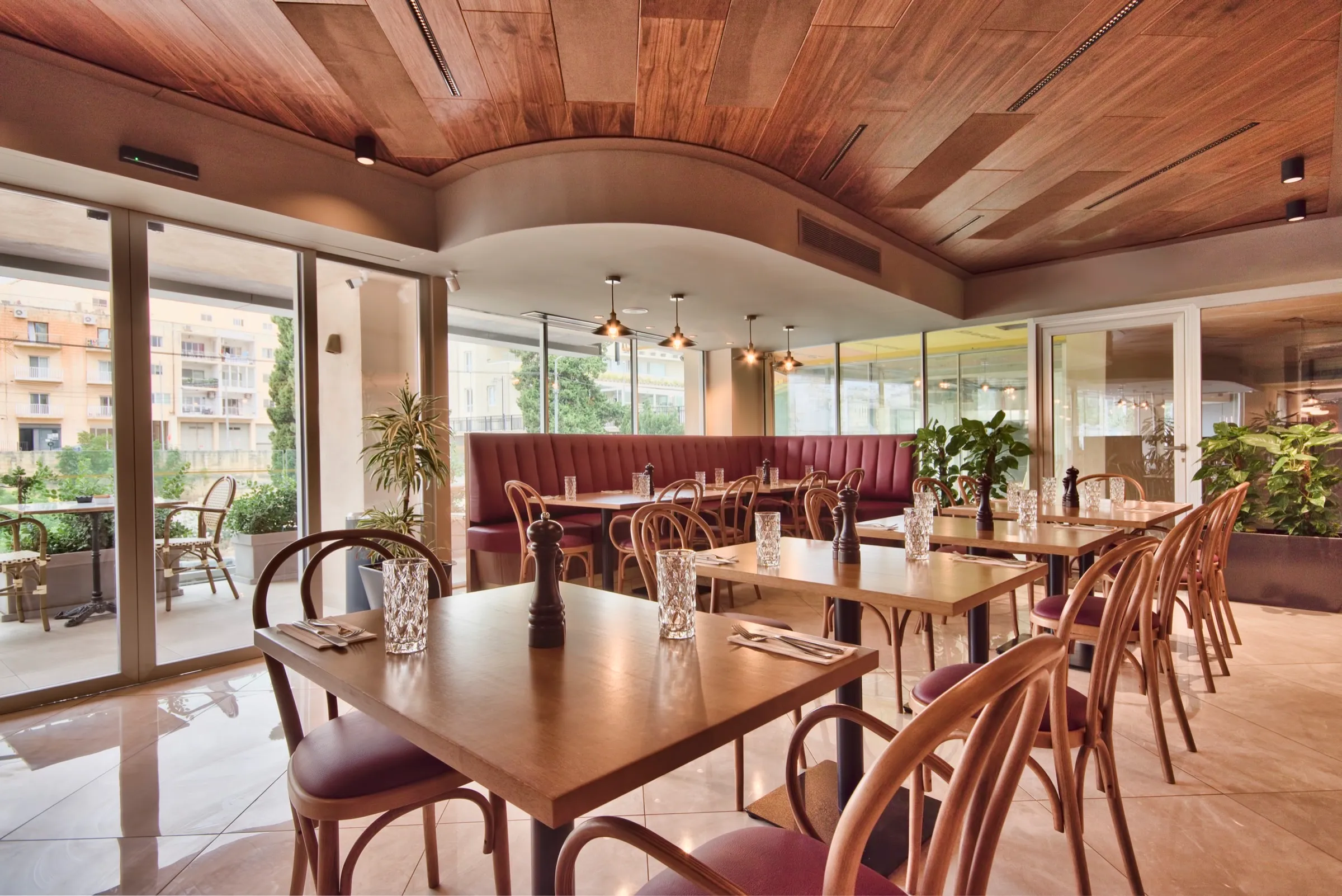 manouche st julian’s, the bistro, by the window