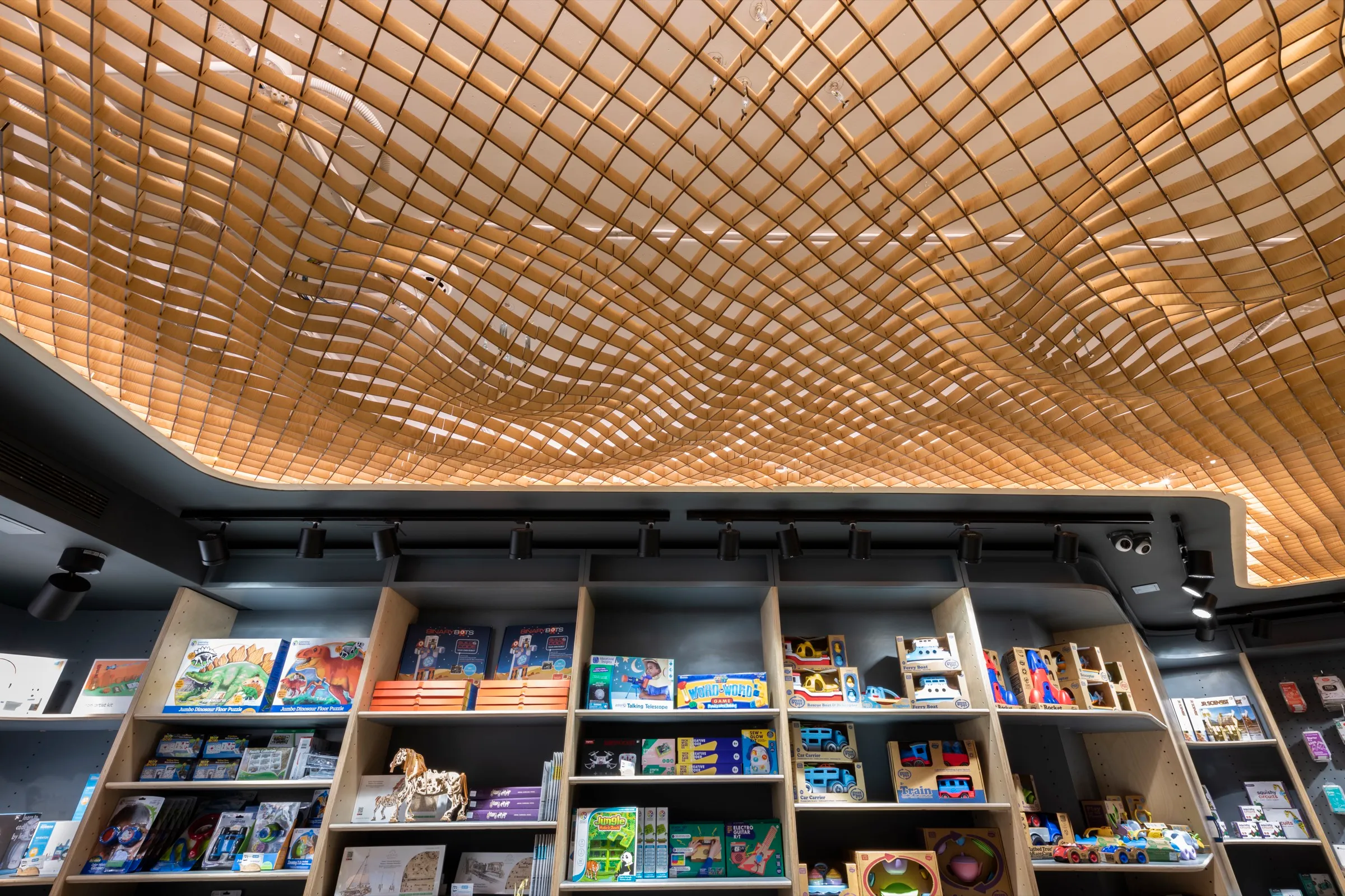 open tinkers, the laser-cut ceiling