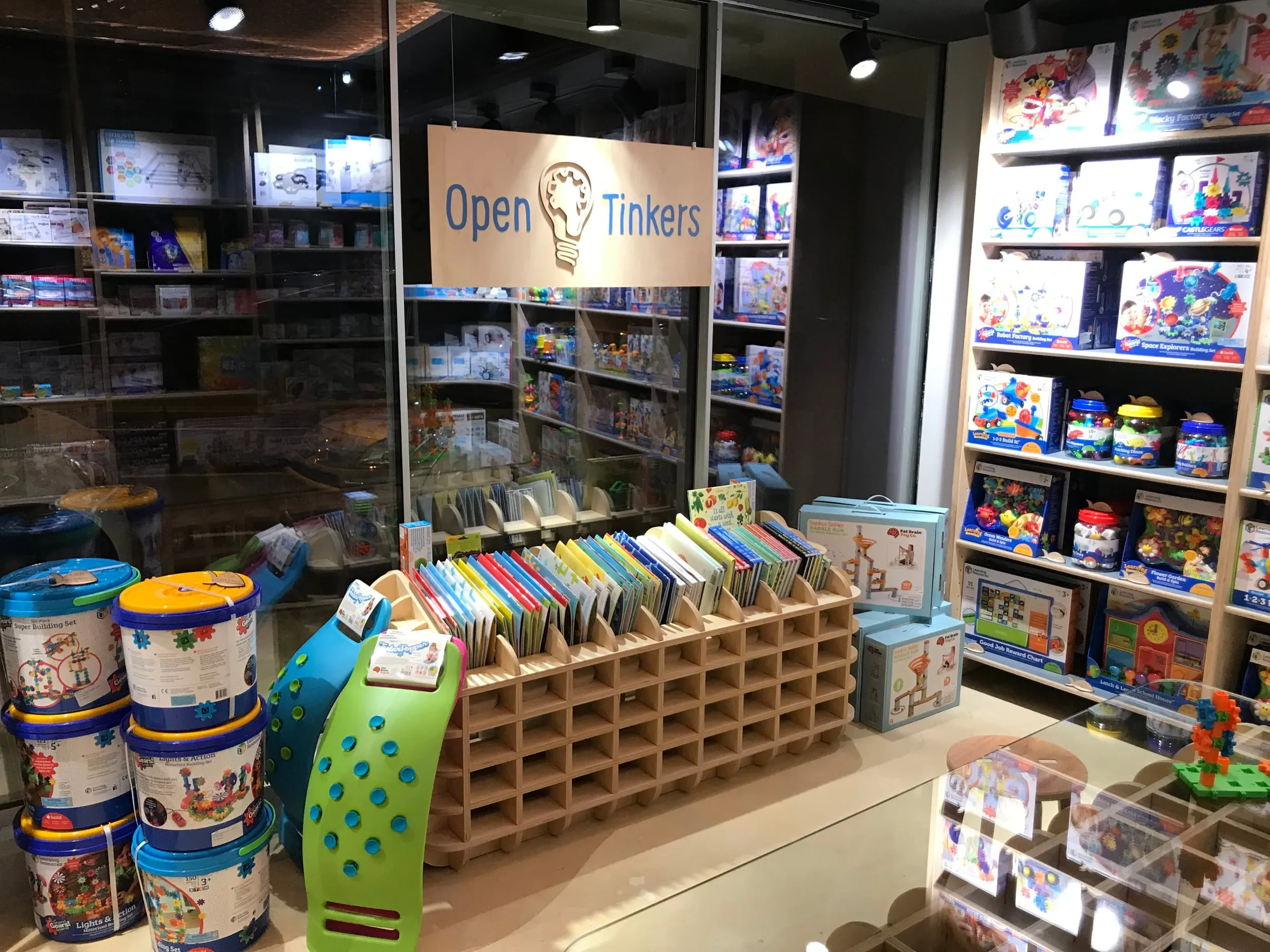 open tinkers, books and kits, at their height