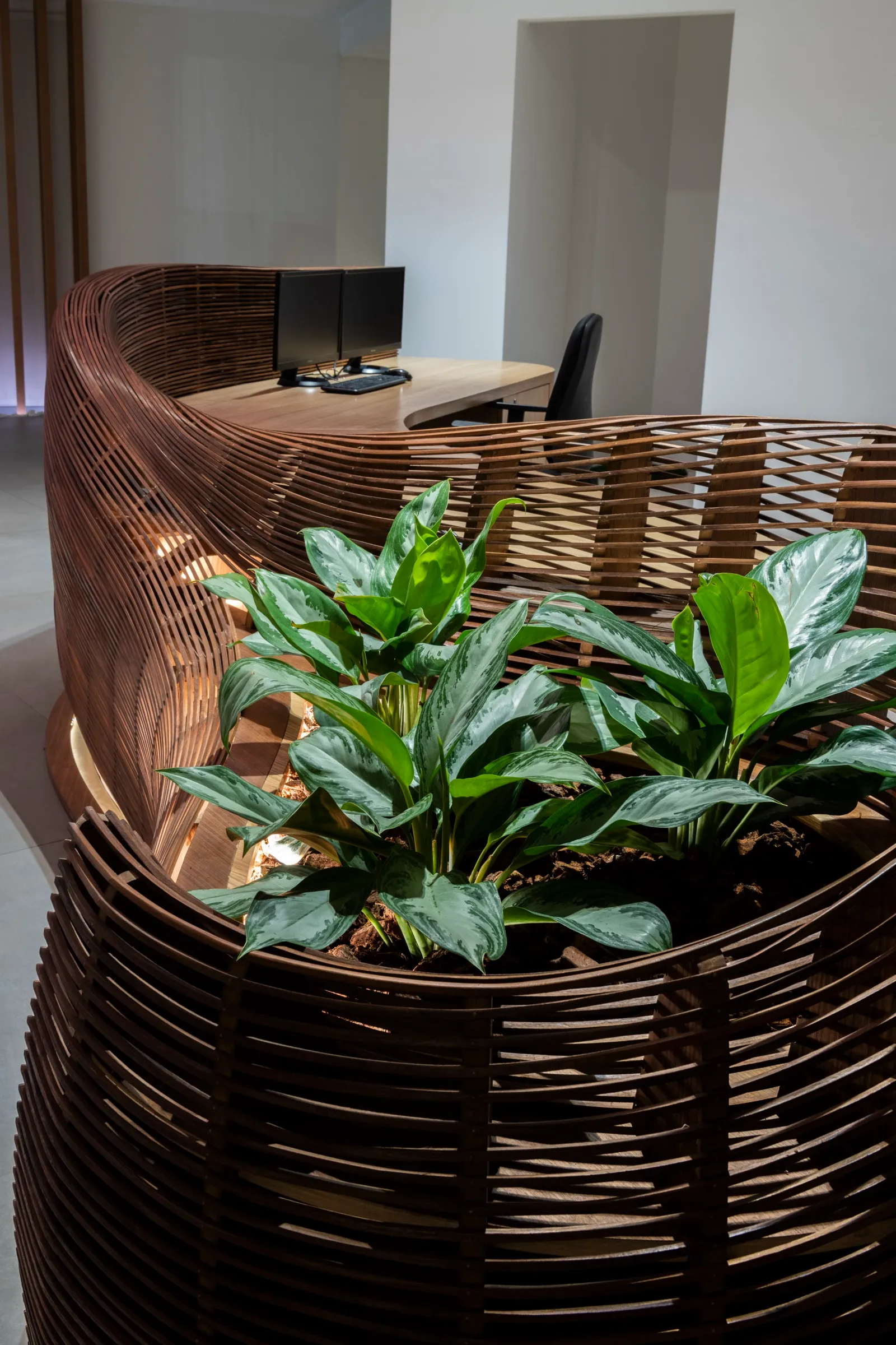 spinola reception desk, the planter · photo sean mallia
